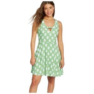 ModCloth NWT Green Sleeveless Floral Mini Dress Size 2